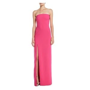 NWT Likely Palmer Strapless Gown High Slit Dress